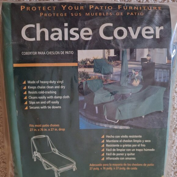 Arden Heavy vinyl patio Chaise lounge cover